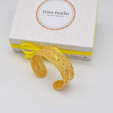 Escrava I Gold plated Silver Filigree Bracelet