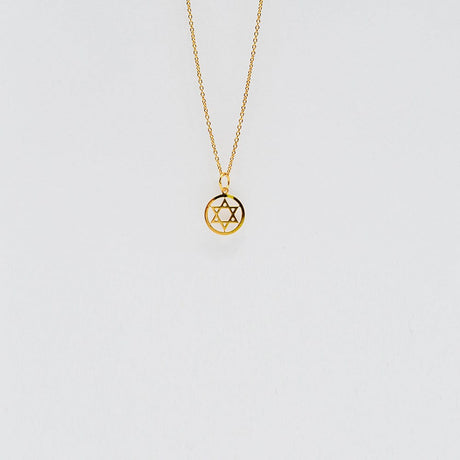 Estrela de David I Gold-plated Charm