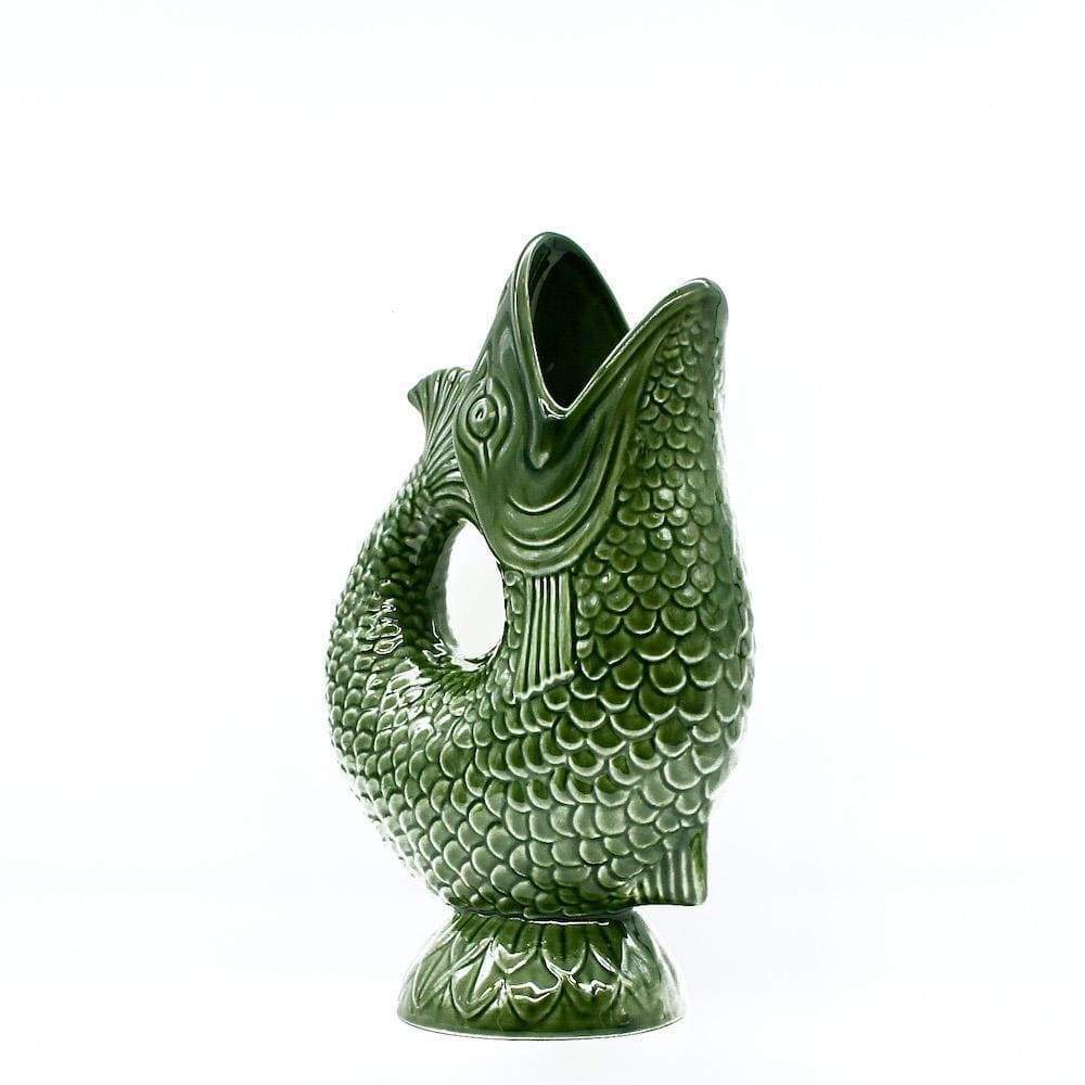 Fish-shaped Ceramic Pitcher - Green