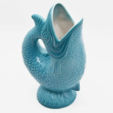 Fish-shaped Ceramic Pitcher - Turquoise