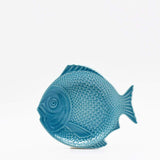 Fish-shaped Ceramic Starter Plate - Turquoise