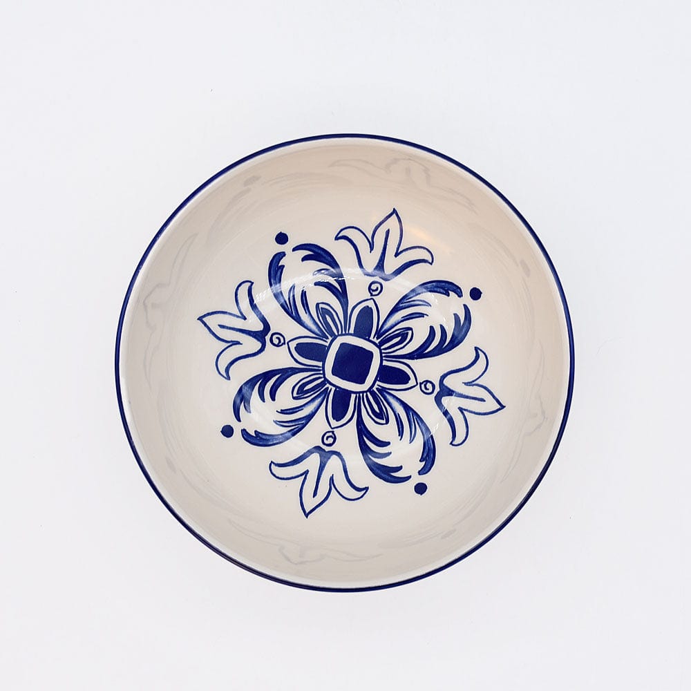 Floral I Ceramic Bowl - 6.3''