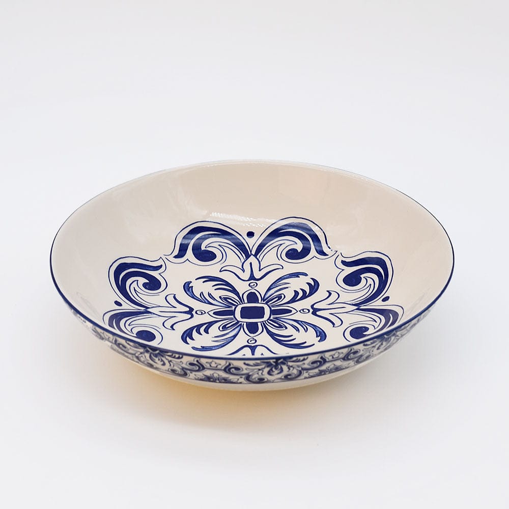 Floral I Ceramic Salad Bowl