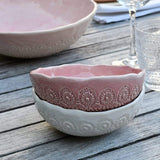 Flores I Pink Bowl - 6.3''