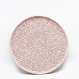 Flores I Pink plate - 10.6''