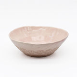 Flores I Pink salad bowl - 19cm