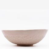 Flores I Pink salad bowl - 25cm