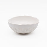 Flores I White bowl - 6.3''