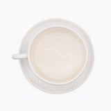 Flores I White cup and saucer - 12cm