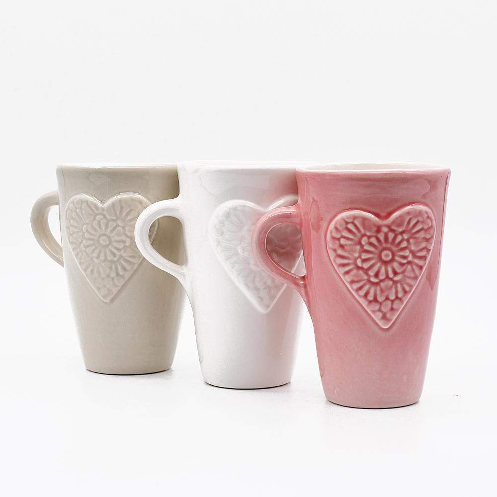 Flores I White mug