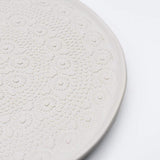 Flores I White plate - 10.6''