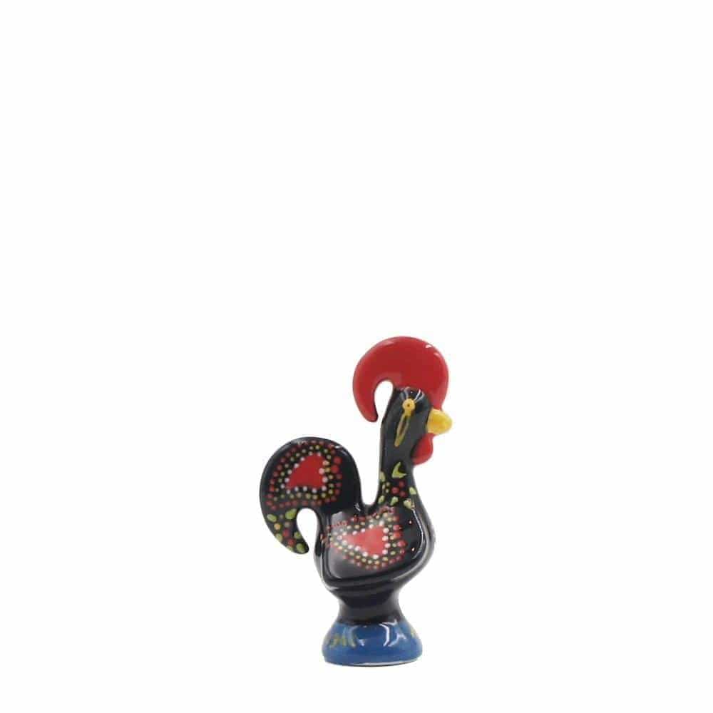 Genuine Barcelos Rooster - Black 3.9"