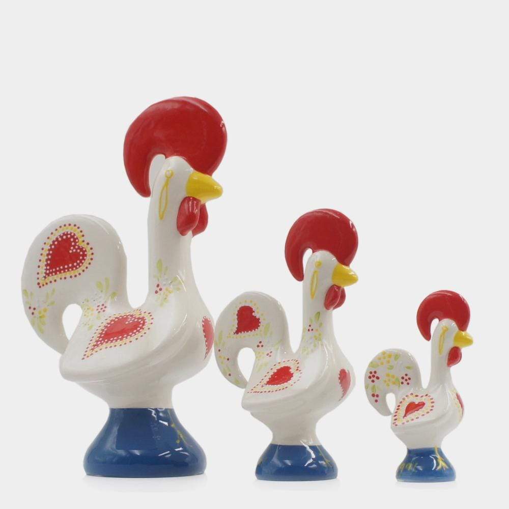Genuine Barcelos Rooster - White