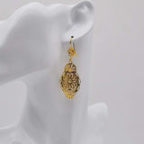 Gold plated Silver Filigree Earrings