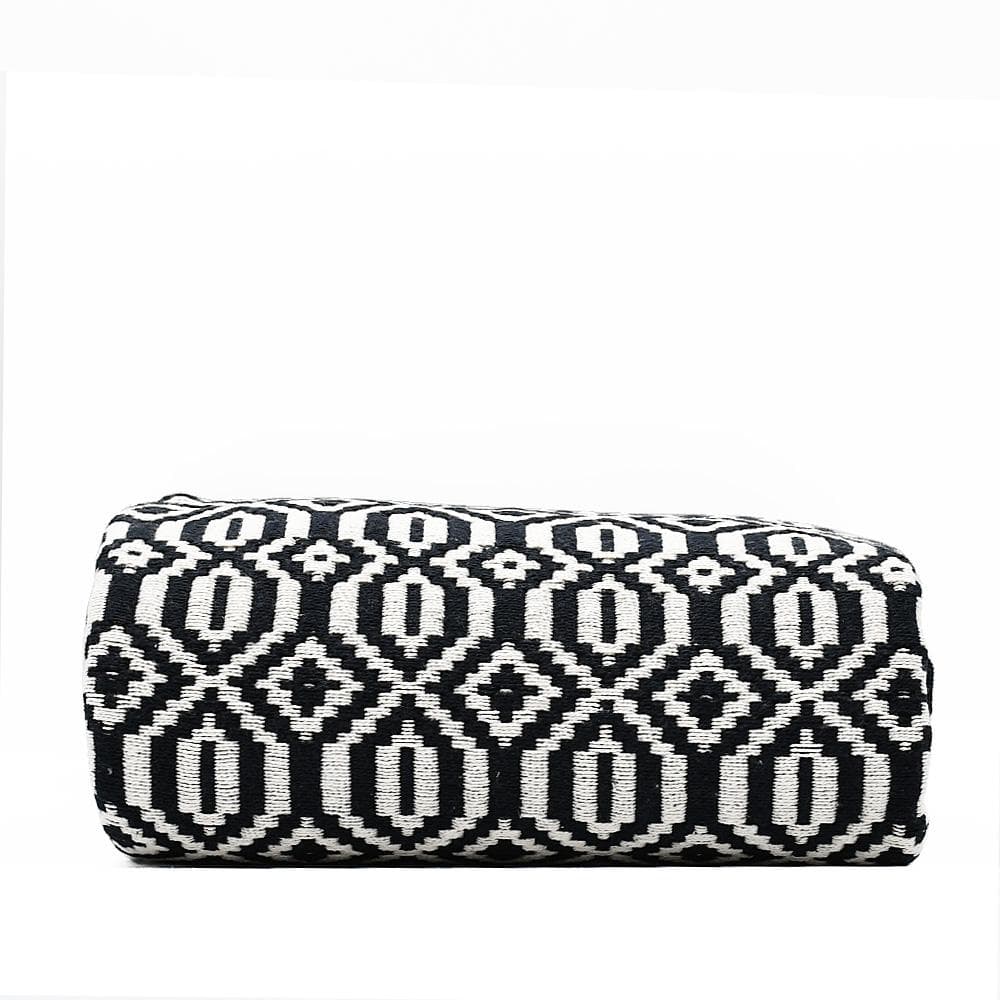 Hexa I Coton Blanket - Black