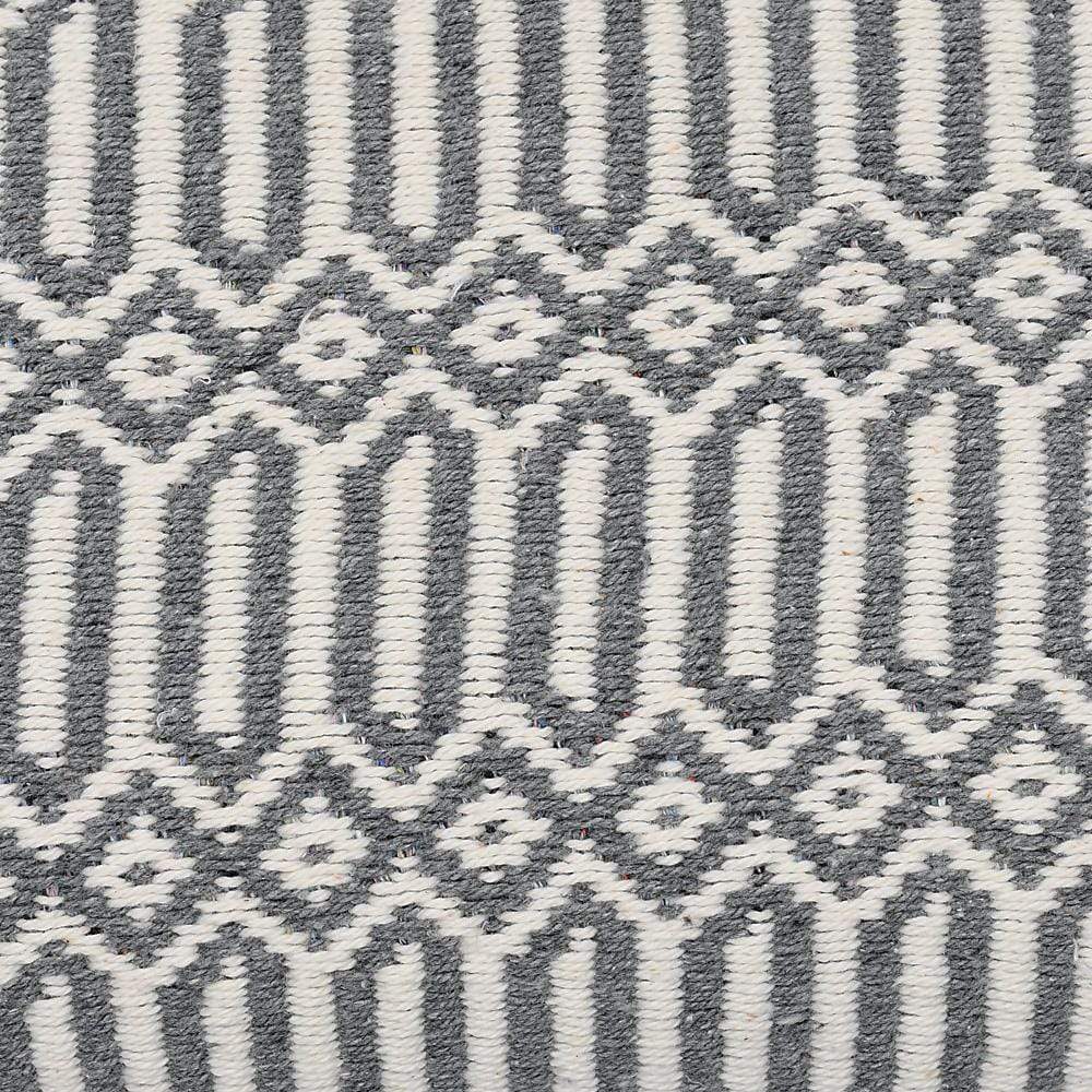 Hexa I Coton Blanket - Grey