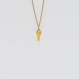 Key of Happiness I Gold plated Silver Charm