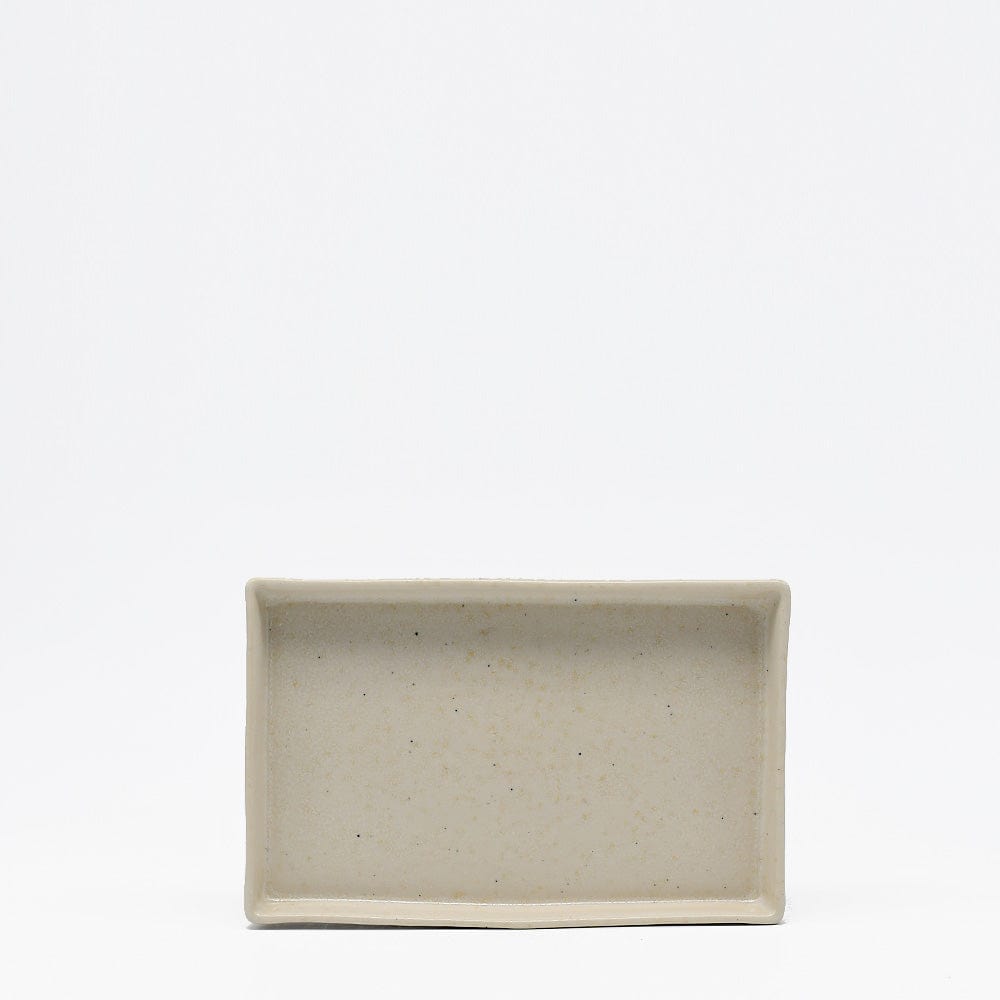 Lagoa I Small Rectangular Dish - Beige