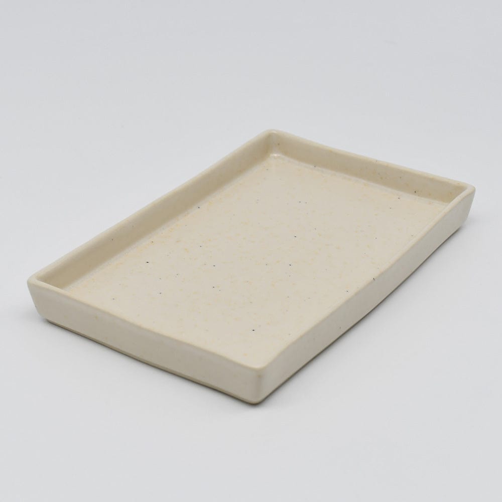 Lagoa I Small Rectangular Dish - Beige