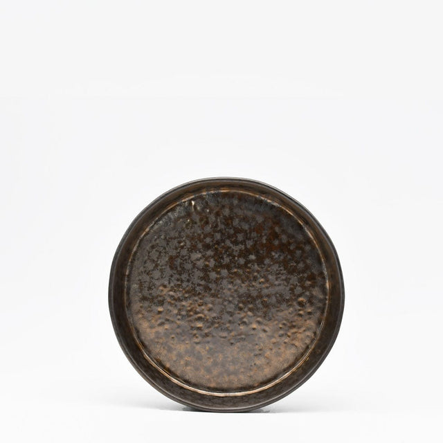 Lagoa I Stoneware Soup Plate - Bronze