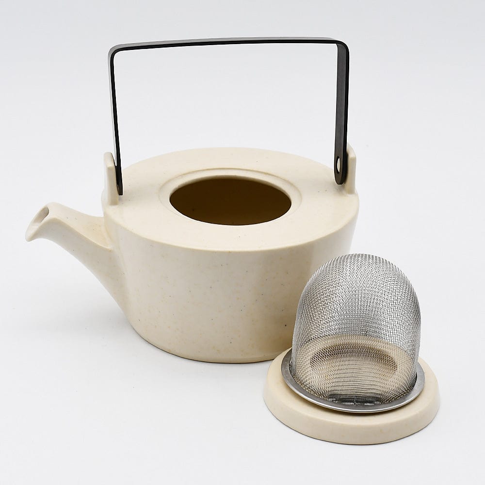 Lagoa I Stoneware Teapot - Beige