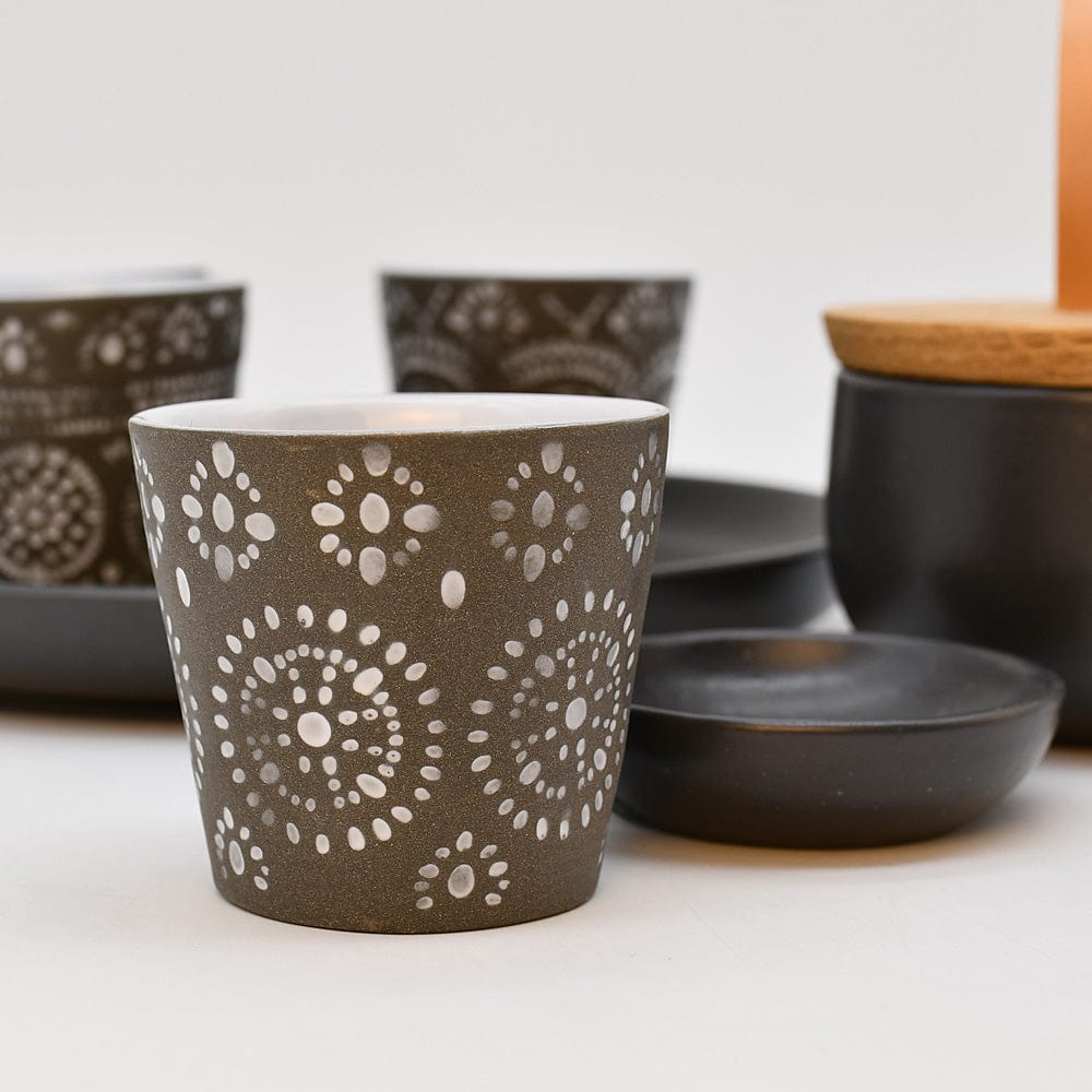 Lagoa | Stoneware Espresso Cup - Black