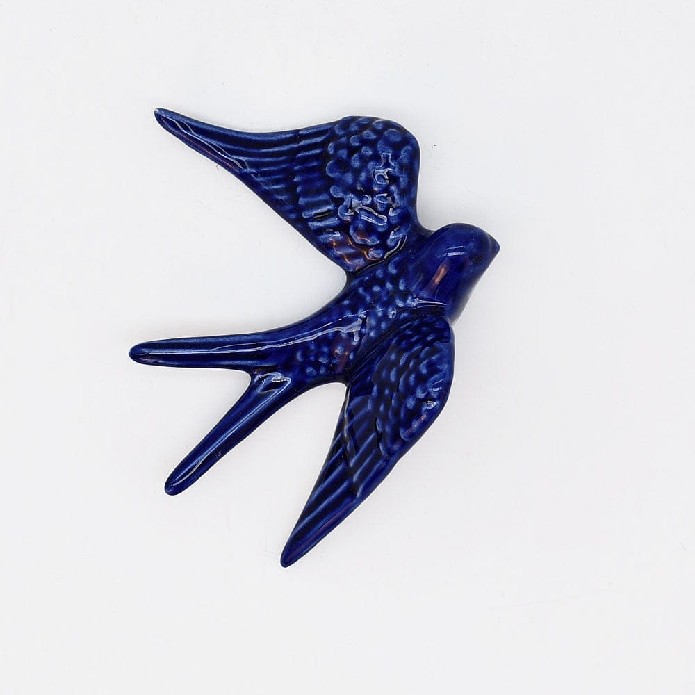 Large Ceramic Swallows - 20 colors Cobalt blue