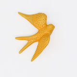 Large Ceramic Swallows - 20 colors Dark yellow