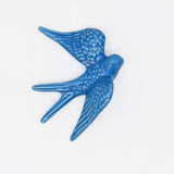 Large Ceramic Swallows - 20 colors Turquoise blue