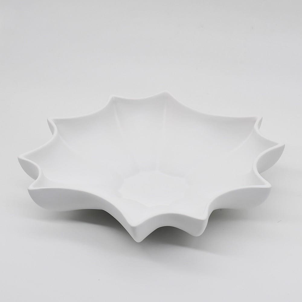 Large Ceramic Trinket Bowl - Matte white
