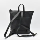 Leather Backpack - Black