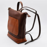 Leather Backpack - Brown