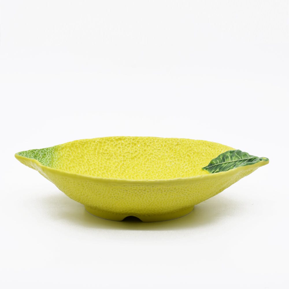 Lemon-shaped Ceramic Charger Plate