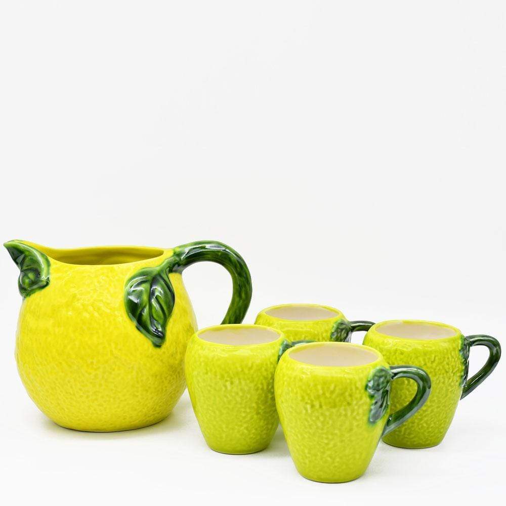 Lemon-shaped Ceramic Lemonade Service