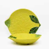 Lemon-shaped Ceramic Soup Plate