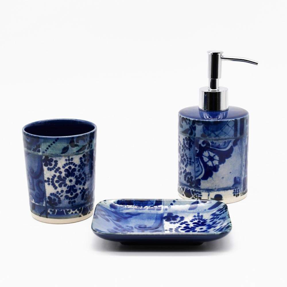 Lisboa I Stoneware Bathroom Set