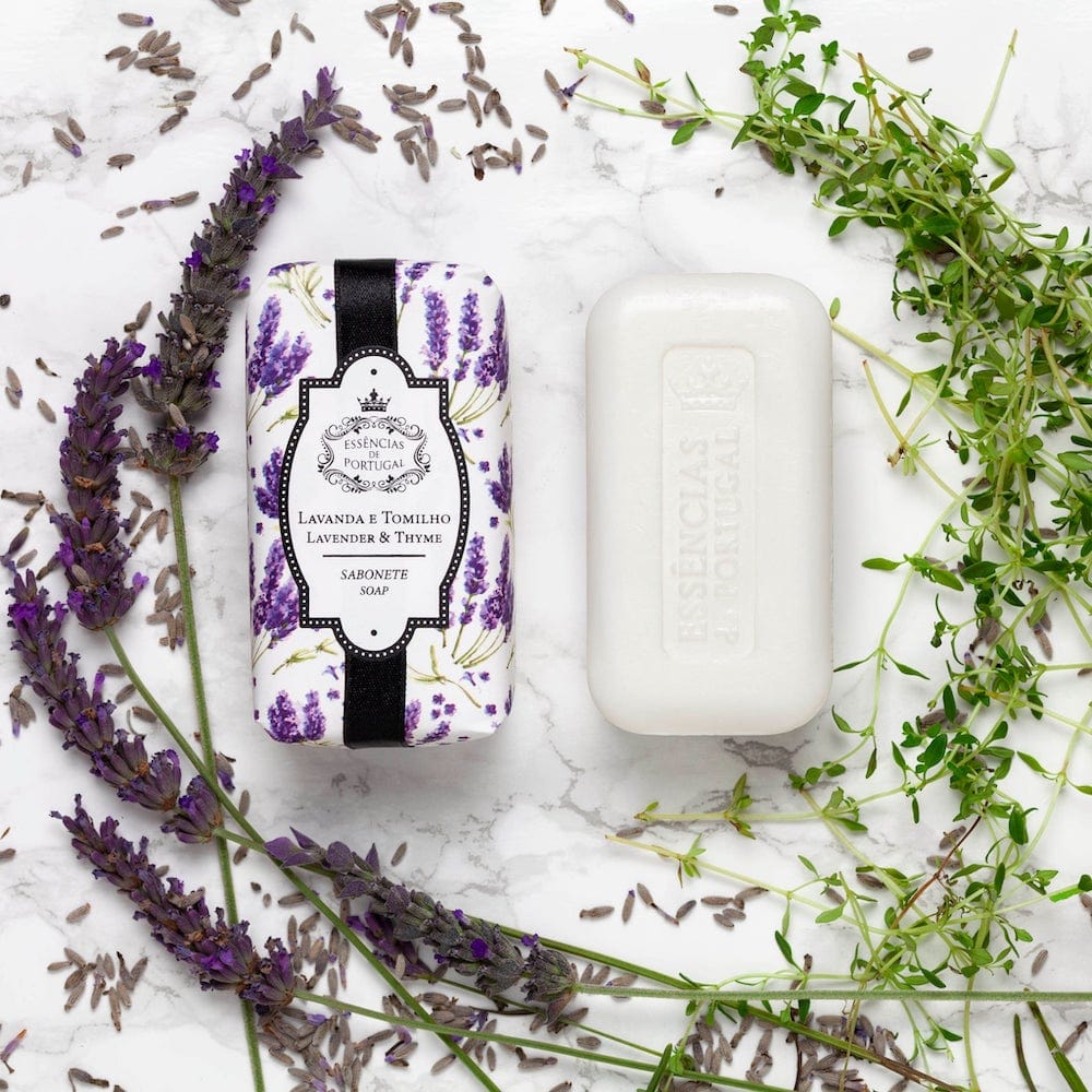 Luxury Bar soap with lavender and thyme