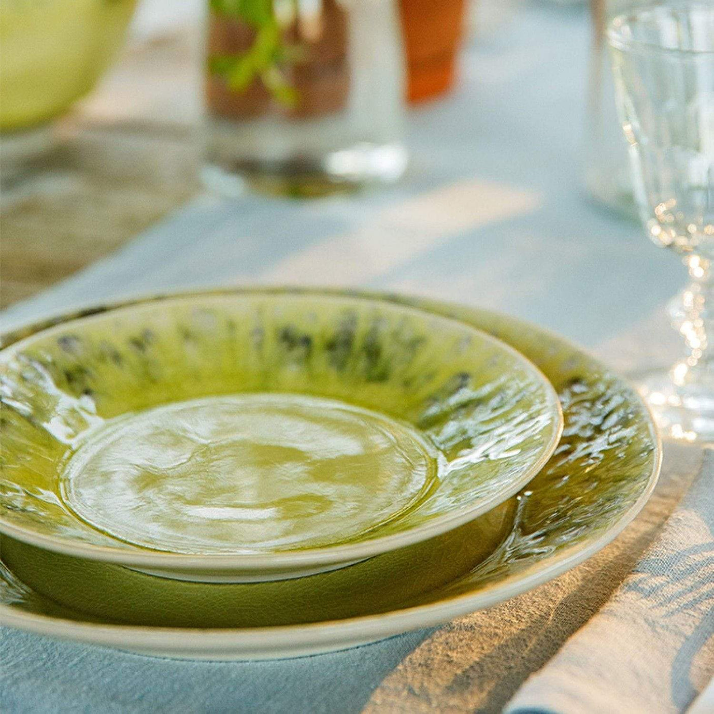 Madeira I Stoneware Dessert/Salad Plate - Yellow