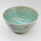 Madeira I Stoneware Salad Bowl - Green