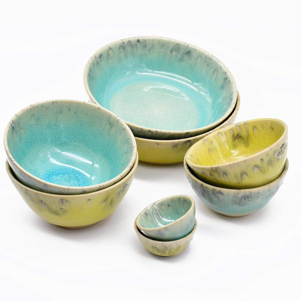 Madeira I Stoneware Small Bowl - Green