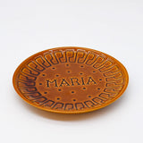 Maria I Ceramic Plate - Brown