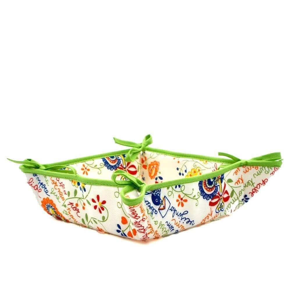 Namorados | Folding Bread Basket Green