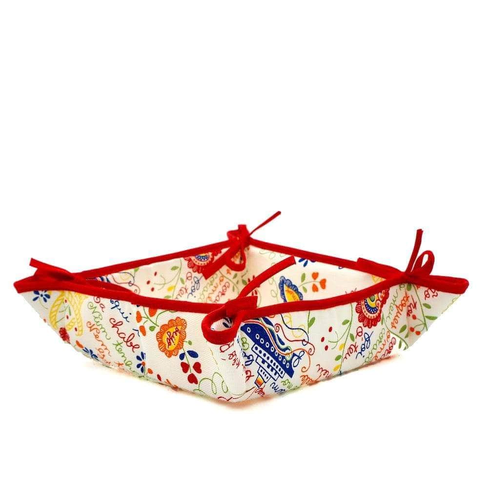 Namorados | Folding Bread Basket Red