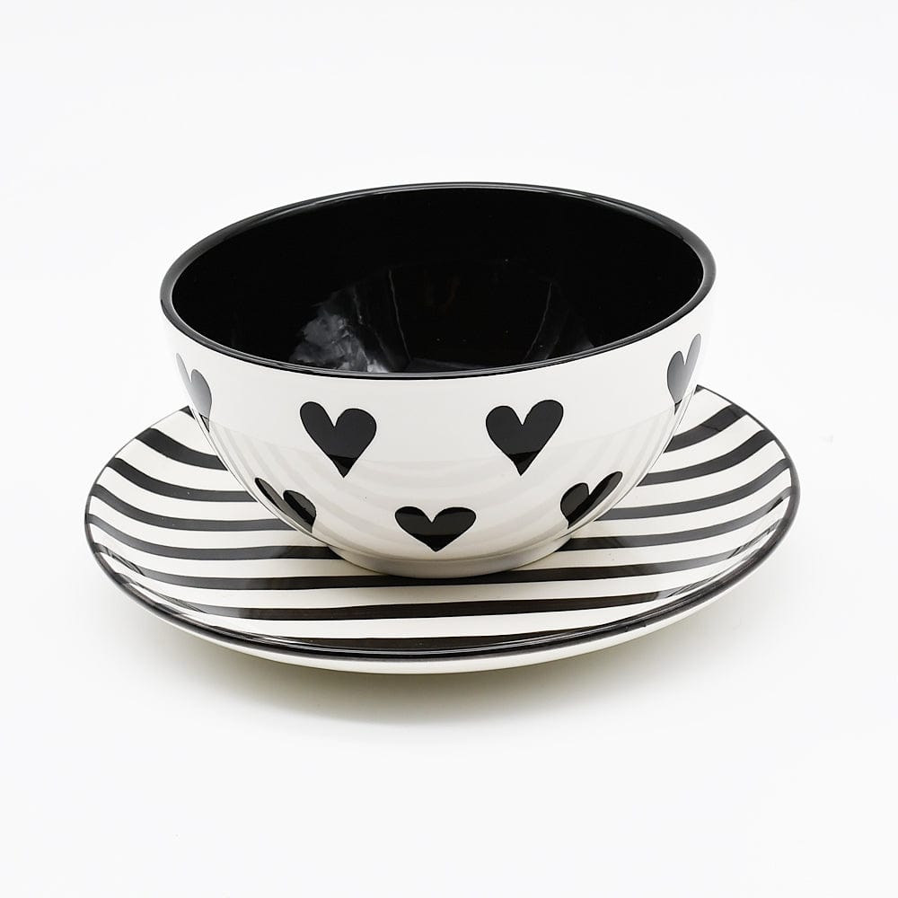 Namorados I Large Bowl 15cm - Black