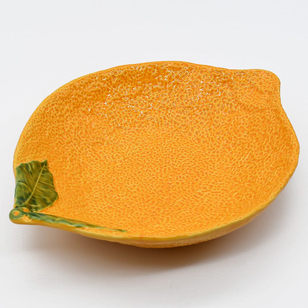 Orange-shaped Ceramic Charger Plate