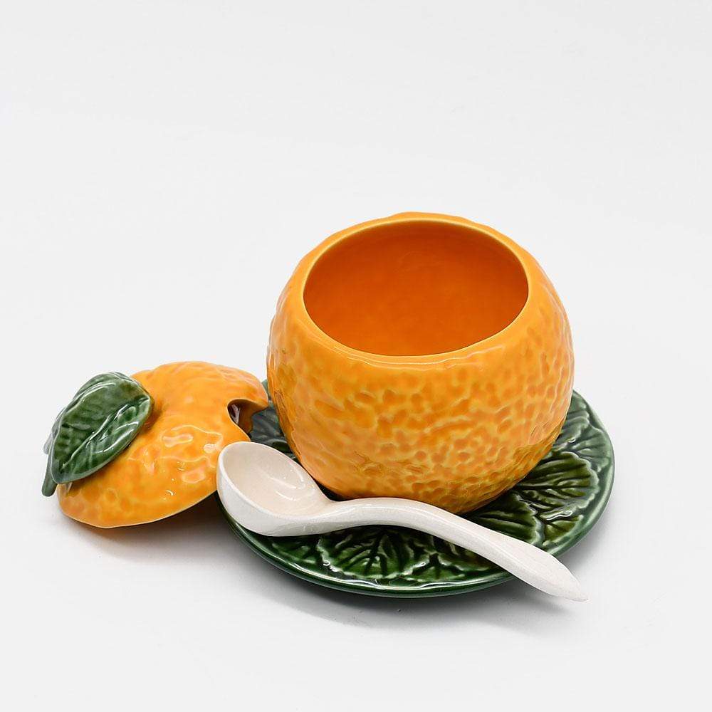 Orange-shaped Ceramic Pot