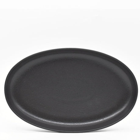 Pacifica I Stoneware Platter - Black