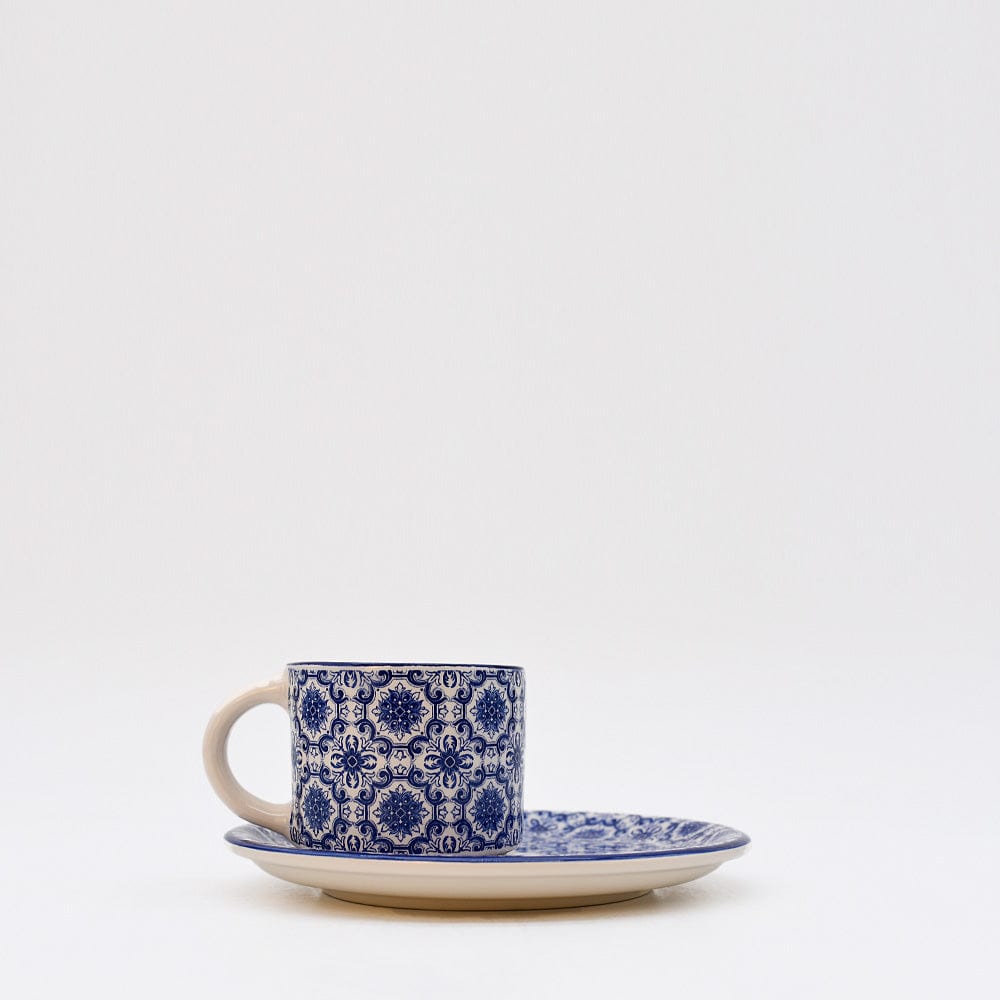 Padrão I Ceramic Cup and Saucer