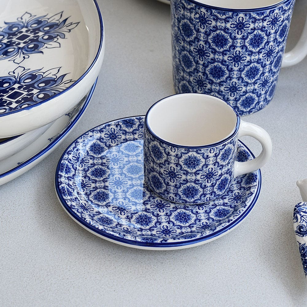 Padrão I Ceramic Cup and Saucer