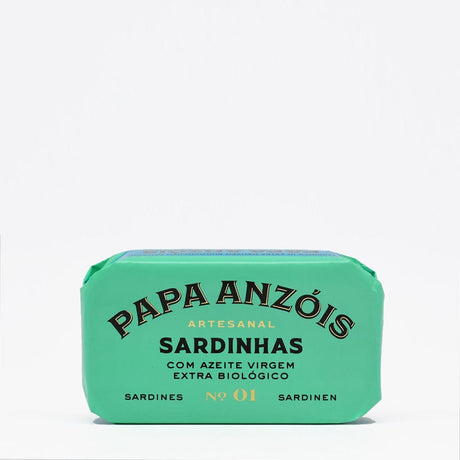 Papa Anzóis I Canned Sardines in Organic Extra Virgin Olive Oil